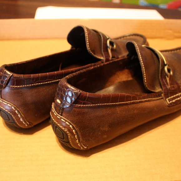 Cole Haan Brown Leather Driving Loafers - 11 main image 5